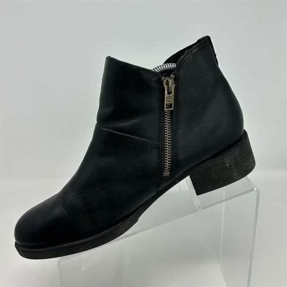 Timberland Ortholite Black Leather Chelsea Ankle Boots Size 9 Casual Fall - Picture 4 of 13